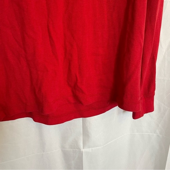 US POLO ASSN Men’s‎ Red Waffle Knit Long Sleeve  Crew Neck Size Medium - Picture 5 of 8
